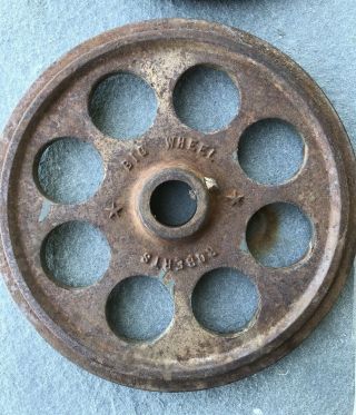 Roberts Big Wheel Plates The Unicorn Of Vintage Antique Barbell Plates 2