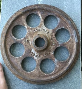 Roberts Big Wheel Plates The Unicorn Of Vintage Antique Barbell Plates 3