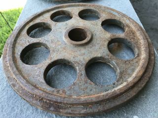 Roberts Big Wheel Plates The Unicorn Of Vintage Antique Barbell Plates 8