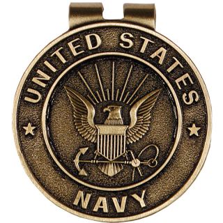 United States Navy Bronze Money Clip