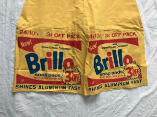 vintage screen print andy Warhol 60 - 70s Brillo Box Dress 3¢ off 2