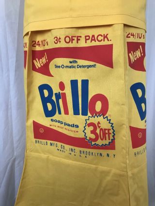 vintage screen print andy Warhol 60 - 70s Brillo Box Dress 3¢ off 6