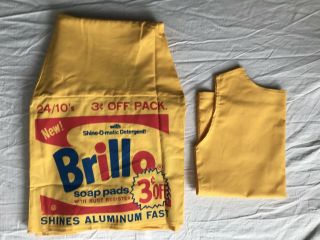 vintage screen print andy Warhol 60 - 70s Brillo Box Dress 3¢ off 7