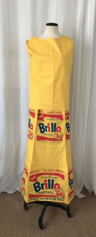 vintage screen print andy Warhol 60 - 70s Brillo Box Dress 3¢ off 8