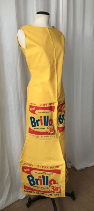 vintage screen print andy Warhol 60 - 70s Brillo Box Dress 3¢ off 9