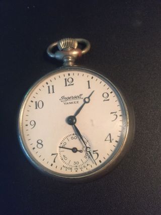 1923 Ingersol Yankee Pocket Watch