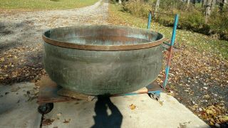 Antique Copper Kettle Cheese Vat,  Fountain - 64 