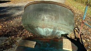 Antique Copper Kettle Cheese Vat,  Fountain - 64 