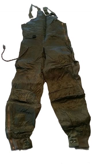 Vintage Undamaged Wwii F - 3 Electrically Heated Flying Trouser Ge (2 - Wwiiusa