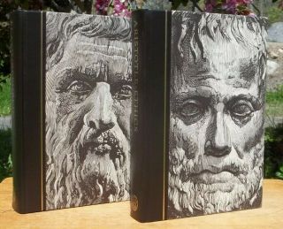 Plato Aristotle Republic Ethic 2 Volume Set Folio Society Slipcases Fine Cond