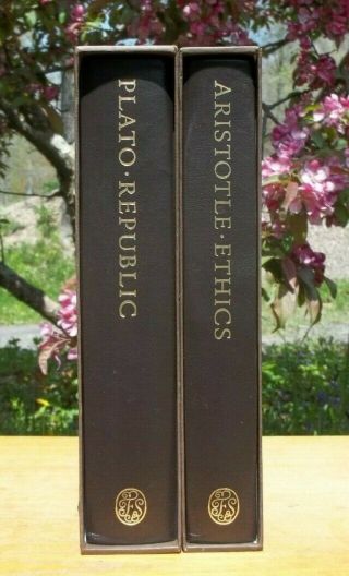 PLATO ARISTOTLE Republic Ethic 2 VOLUME SET FOLIO SOCIETY Slipcases FINE COND 2