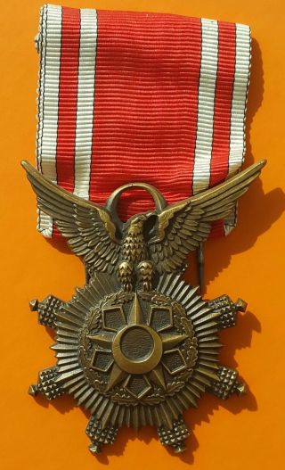 Syria Medal Order Of Military Merit Made By " Arthus Bertrand Co " France