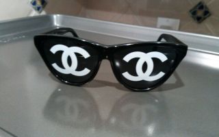 Extremely Rare Authentic Vintage Chanel Sunglasses Runway Sample From 1993