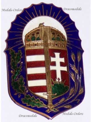 Hungary Order Bravery Vitez Badge Hungarian Medal 1920 1944 Ww1 Ww2 Decoration
