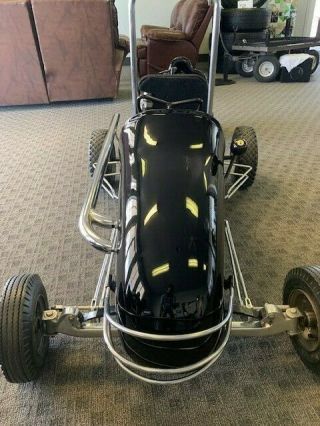 ANTIQUE VINTAGE 1950 ' S Quarter Midget Racing GO KART 3