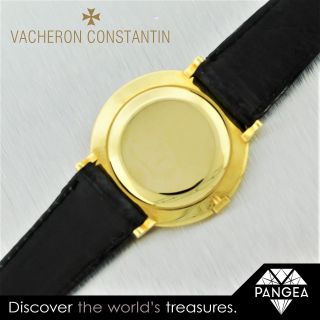 Vintage 1960 ' s Vacheron Constantin Geneve Ref.  6006 18k Yellow Gold 34mm Watch 2