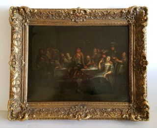 Antique Old Master Oil Painting School of Francoise Xavier Verbeck Christie ' s 5