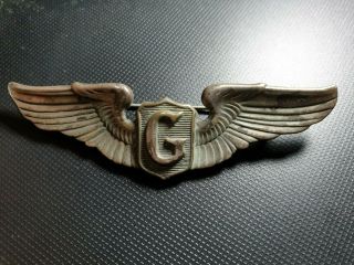 Wwii Us Glider Pilot Sterling Wings Airborne