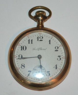 1912 South Bend 16 Size 17 Jewel Pocketwatch 25 Year Gf Case