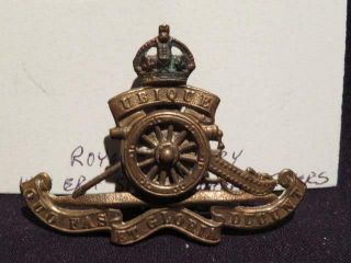Royal Artillery Wwi Era Brass Officer 