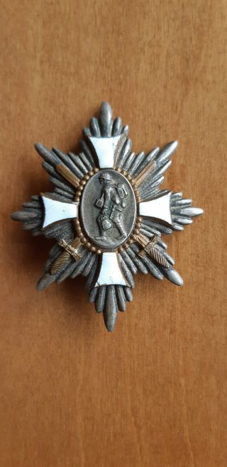 Germany Hamburg Field Decoration Chest Star German Ww1 Medal Veterans 1914 1918