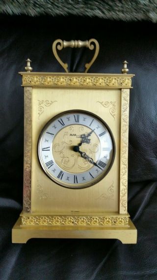 Large Avia Mantle Clock German Made