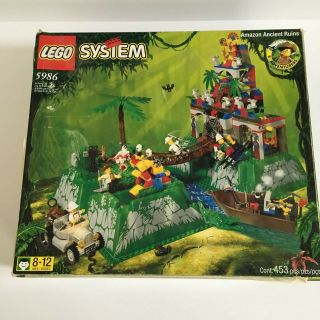Lego 5986 Adventures Amazon Ancient Ruins Set And Instructions