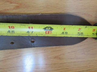 RARE Obsolete East German Army OFFICER ' s DDR LEATHER BELT 4