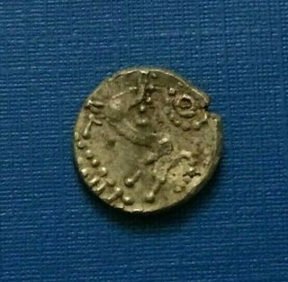 Ancient Celtic Corieltauvi Silver Ar Unit Uncertain 1st Century Bc - P501