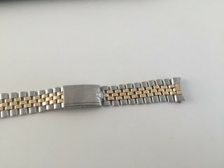 Rolex Swiss Jubilee Bracelet Band 1964 20mm Steel and Gold for Vintage Watch 3