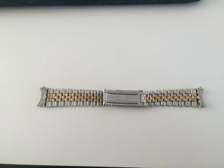 Rolex Swiss Jubilee Bracelet Band 1964 20mm Steel and Gold for Vintage Watch 5