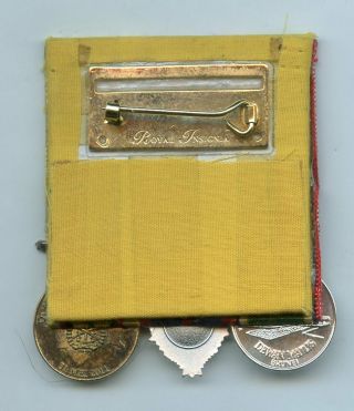 BRUNEI ARMY MEDAL GROUP OF MINIATURE RARE SILVER 5