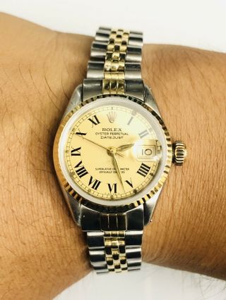 Ladies ROLEX Datejust Steel/Solid Gold Watch Ref.  6517. 2