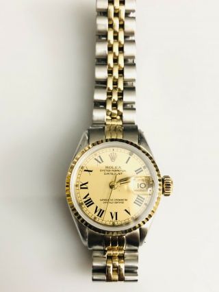 Ladies ROLEX Datejust Steel/Solid Gold Watch Ref.  6517. 3