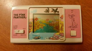Rare Vintage 1984 Hand Held Game Pink Panther English Version Electronic Game