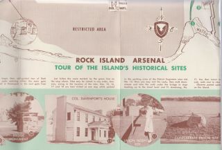 ROCK ISLAND ARSENAL,  U.  S.  ARMY WEAPONS COMMAND HQ,  1950 ' S BROCHURE 3