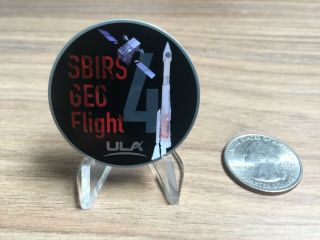 Sbirs Geo Flight 4 Space - Based Infrared System Atlas V Av - 076 Coin