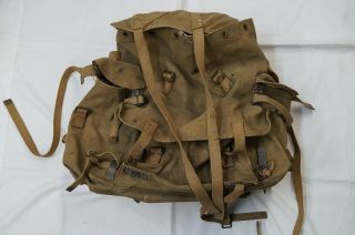 Ww2 British Canadian Commando Bergen Rucksack & Metal Frame