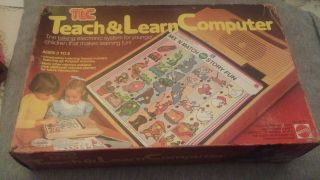 Vintage Mattel Tlc Teach & Learn Computer 1981