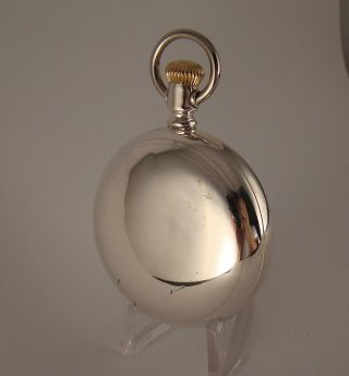 Pocket Watch Case Coin Silver Open Face Size 18s