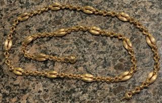 Tiffany & Co.  14k Yellow Gold 36” Link Necklace 84.  8 Grams 2