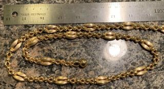 Tiffany & Co.  14k Yellow Gold 36” Link Necklace 84.  8 Grams 4