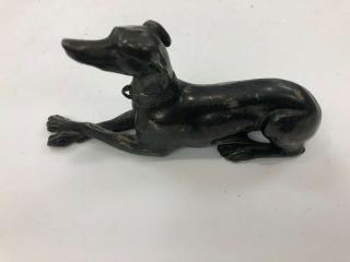 J.  B.  Jennings & Brothers Bronze Greyhound Dog Figurine