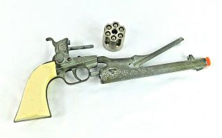 Hubley Model 1860 Cal.  44 Toy Cap Gun,  1950 ' s Authentic & 5