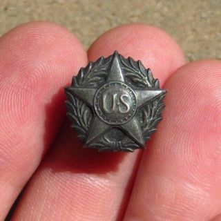 WW1 US Army AEF Military Honorable Discharge Lapel PIN Silver Wounds 2