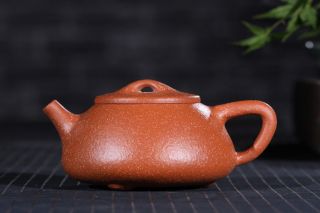 Chinese Yixing Zisha Teapot Handmade Da Hong Pao Teapot 240cc
