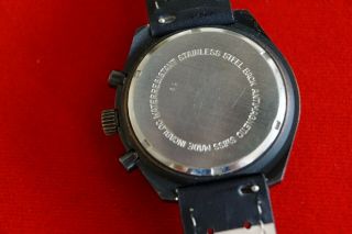 Vintage Heuer Ref 12 Valjoux 7734 PVD 40mm Watch 4