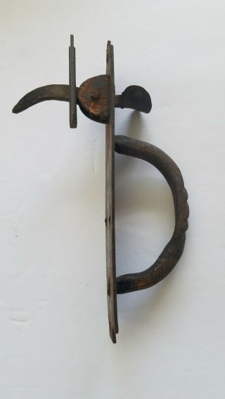 Vintage Reclaimed Cast Iron Thumb Latch Door Handle Vintage Door Hardware