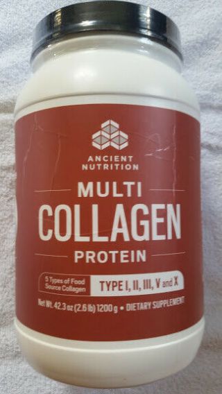 Large 42.  3 Oz (2.  6lb) Ancient Nutrition Multi Collagen Protein Powder
