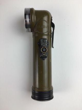 Vintage Wwii Us Army Tl - 122a Eveready Flashlight Torch Light Ww2